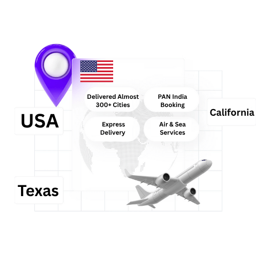 Delhi To USA Courier Per Kg