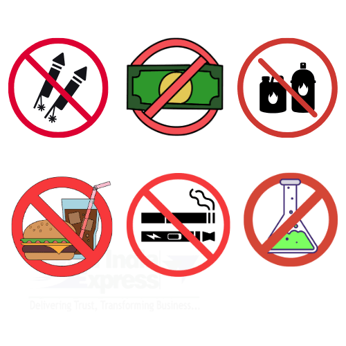 Prohibited And Restricted Items For Courier To USA
